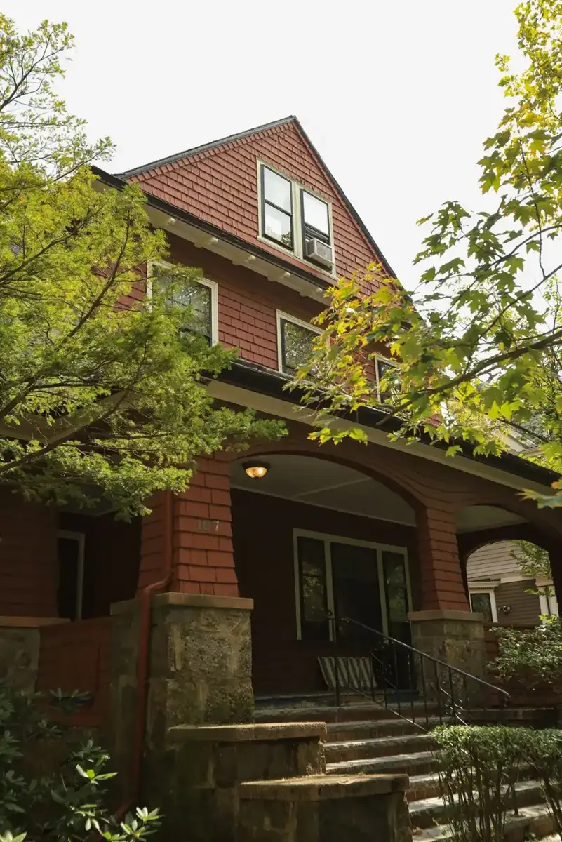 Craftsman home with a front porch